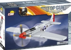 Top Gun: Maverick - North American P-51D Mustang Fighter Plane 1/48th Scale Building Block Construction Set (150 Pieces)