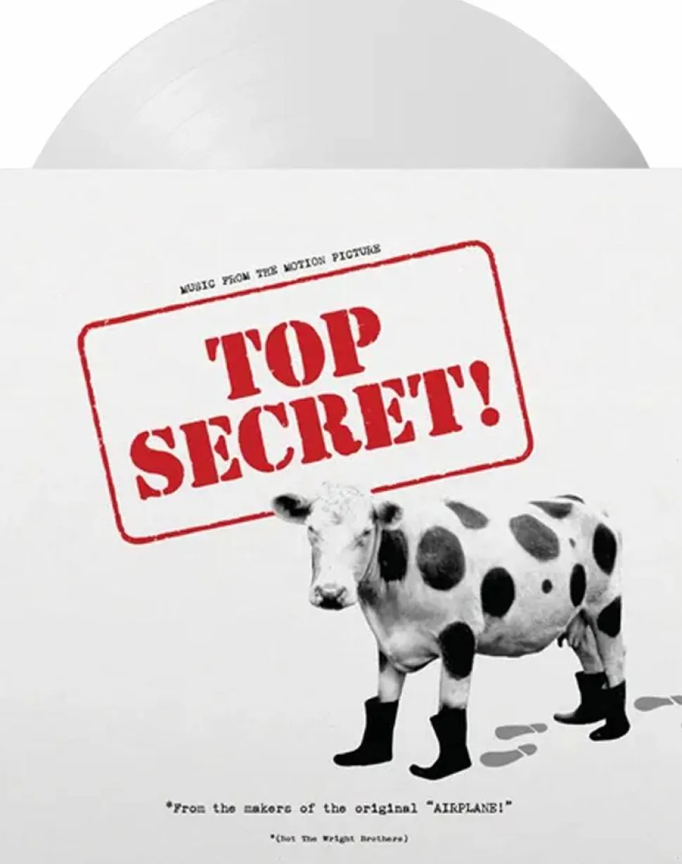 Top Secret! - Original Motion Picture Soundtrack by Val Kilmer & Maurice Jarre LP Vinyl Record (2025 Record Store Day Exclusive Clear Vinyl)