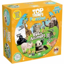 Top Trumps - Baby Animals 100 Piece Floor Jigsaw Puzzle
