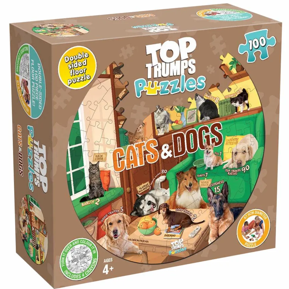 Top Trumps - Cats & Dogs 100 Piece Floor Jigsaw Puzzle