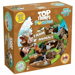 Top Trumps - Farm Animals 100 Piece Floor Jigsaw Puzzle