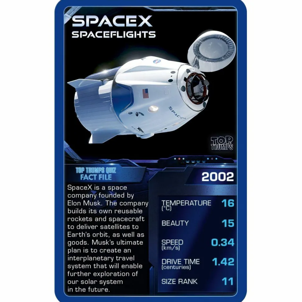 Top Trumps - Space Exploration Card Game