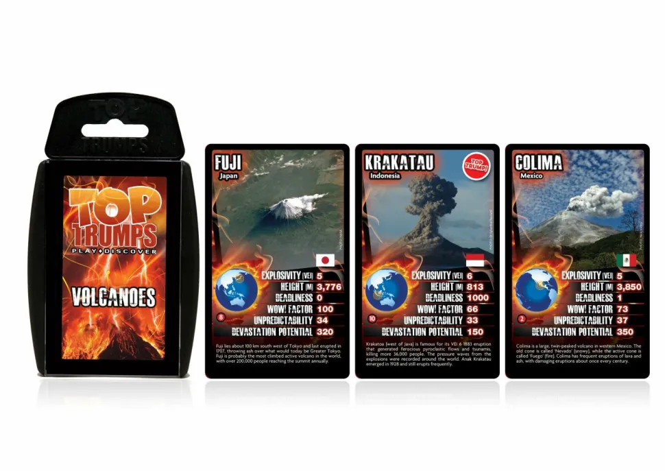 Top Trumps - Volcanoes Card Game