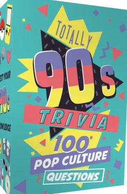 Totally 90s Trivia - 100 Pop Culture Questions Trivia Card Game