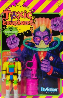 Toxic Crusaders - Radiation Ranger ReAction 3.75” Action Figure
