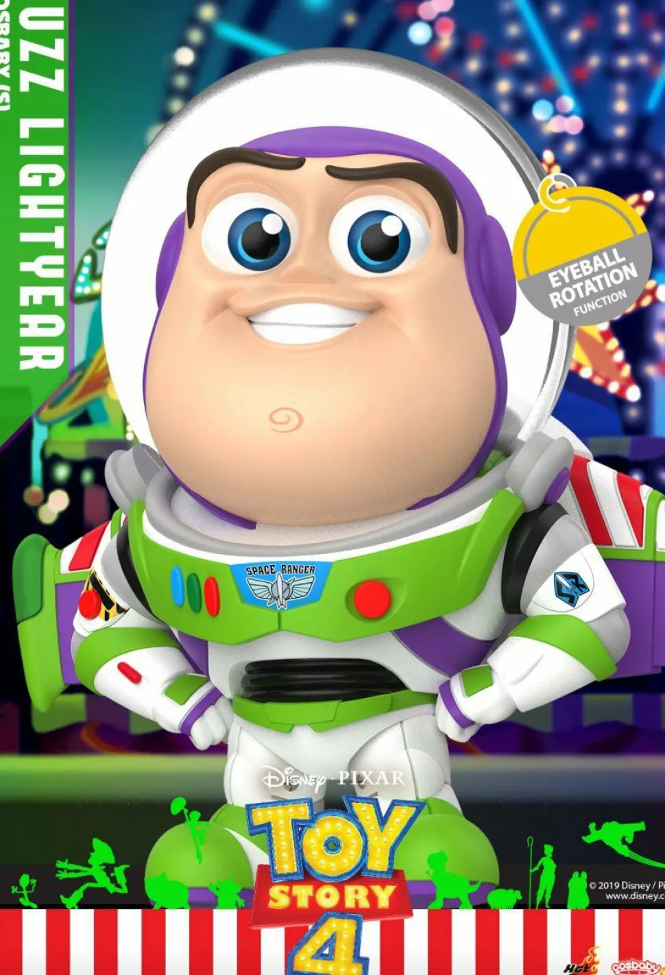 Toy Story 4 - Buzz Lightyear Cosbaby Hot Toys Bobble-Head Figure