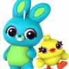 Toy Story 4 - Ducky with Bunny Cosbaby Hot Toys Bobble-Head Figure