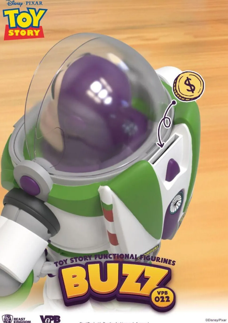 Toy Story - Buzz Lightyear 15" Large Vinyl Piggy Bank