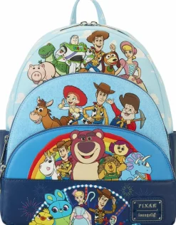 Toy Story - Movie Collab Triple Pocket 12" Faux Leather Mini Backpack