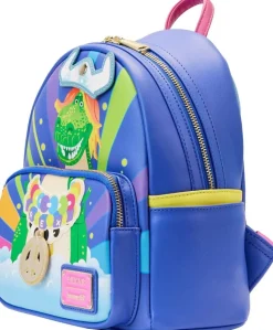 Toy Story - Partysaurus Rex 10” Faux Leather Mini Backpack