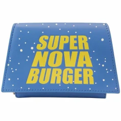 Toy Story - Pizza Planet Super Nova Burger Glow in the Dark 4” Faux Leather Zip-Around Wallet