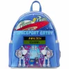 Toy Story - Pizza Planet Space Entry Lenticular Glow in the Dark 10” Faux Leather Mini Backpack
