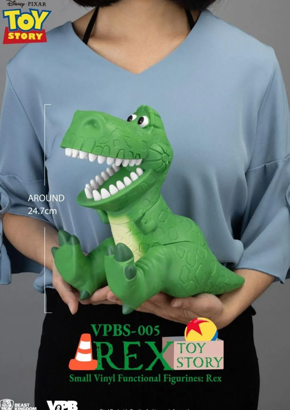 Toy Story - Rex 10" Small Vinyl Piggy Bank