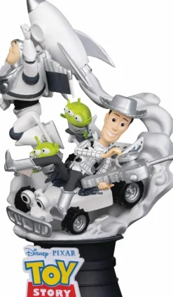 Toy Story - Woody & Buzz Lightyear D-Stage Deluxe Galaxy Color Ver. 6” Statue