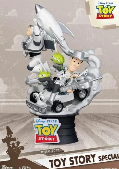 Toy Story - Woody & Buzz Lightyear D-Stage Deluxe Galaxy Color Ver. 6” Statue
