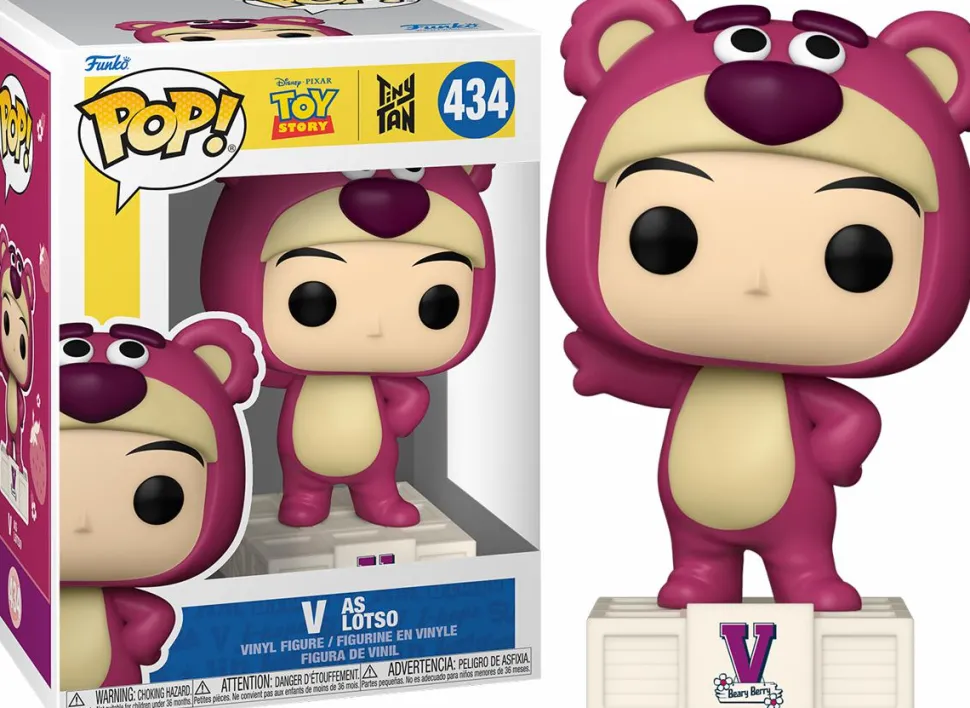 Toy Story x TinyTAN: BTS - V as Lotso Pop! Vinyl Figure