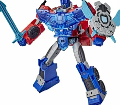 Transformers - Battle Call Officer Optimus Prime Cyberverse 10.5” Action Figure