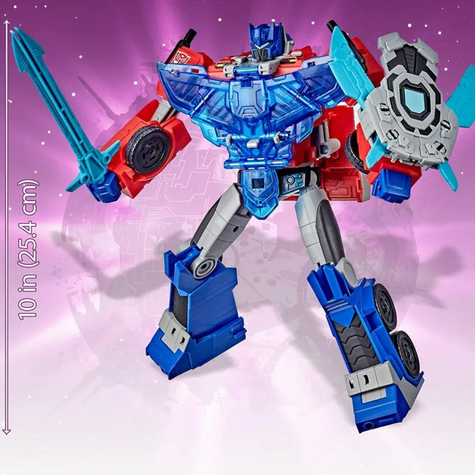 Transformers - Battle Call Officer Optimus Prime Cyberverse 10.5” Action Figure