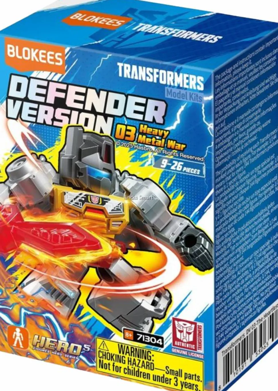 Transformers - Defender Version 03 Heavy Metal War Blind Box Articulated Model Kit (Display of 12)