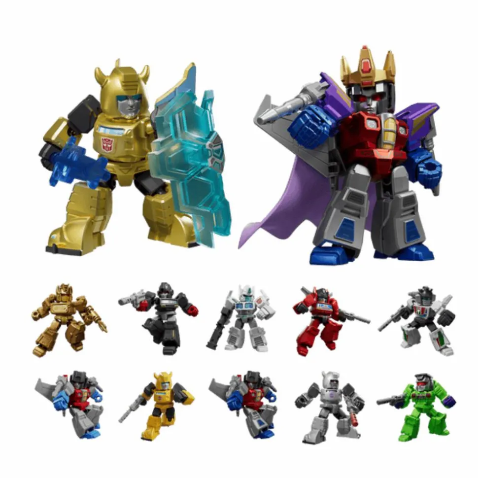 Transformers - Defender Version 02 The Overthrow Blind Box Articulated Model Kit (Display of 12)