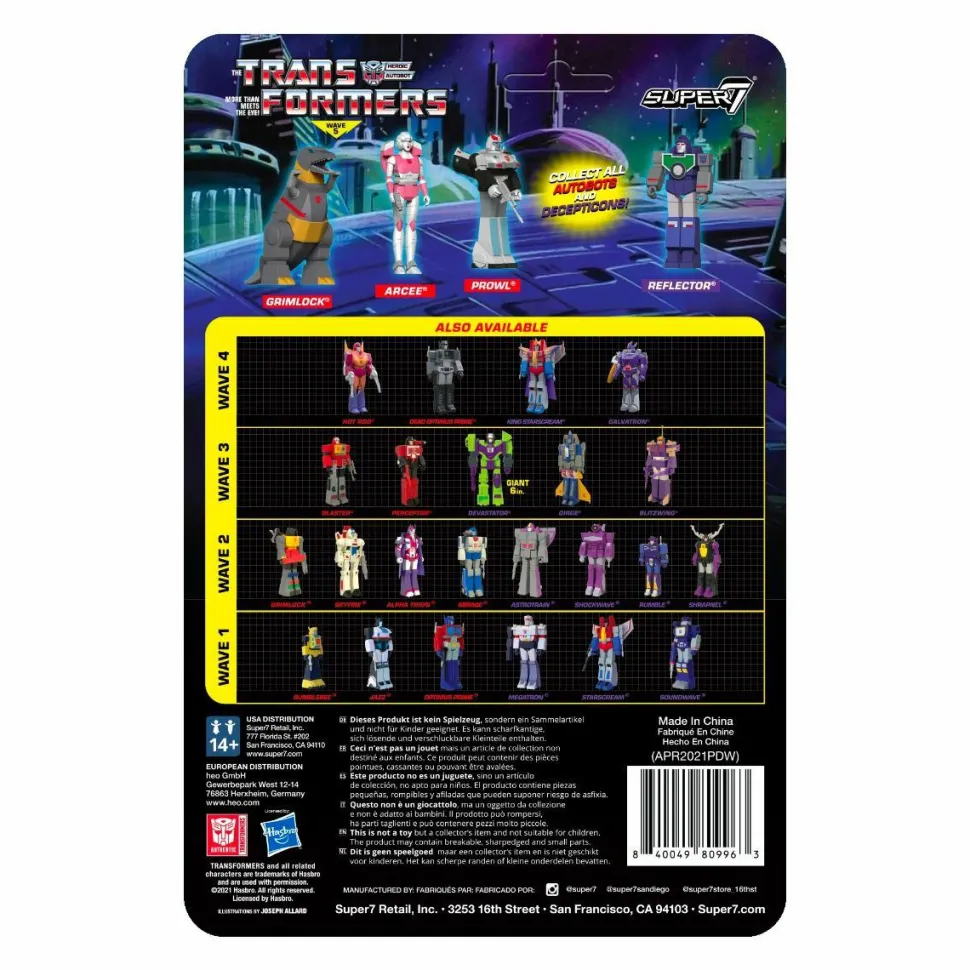 Transformers - Dino Grimlock ReAction 3.75” Action Figure