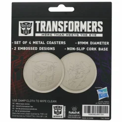 Transformers - Embossed Metal Coasters 4-Pack