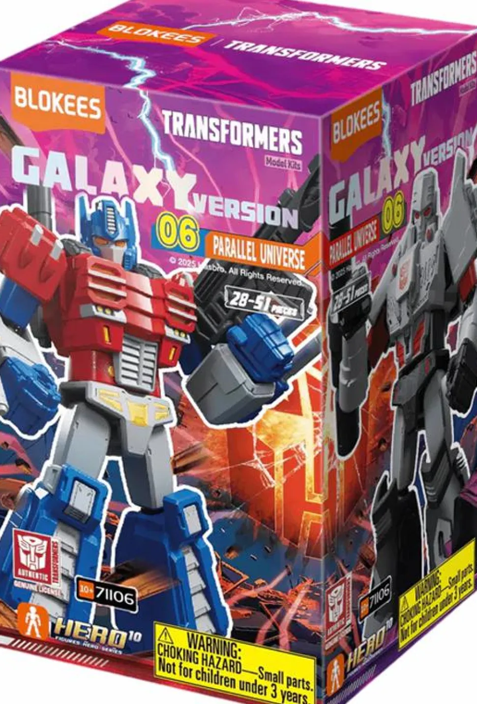Transformers - Galaxy Version 06 Parallel Universe Blind Box Articulated Model Kit (Single Unit)
