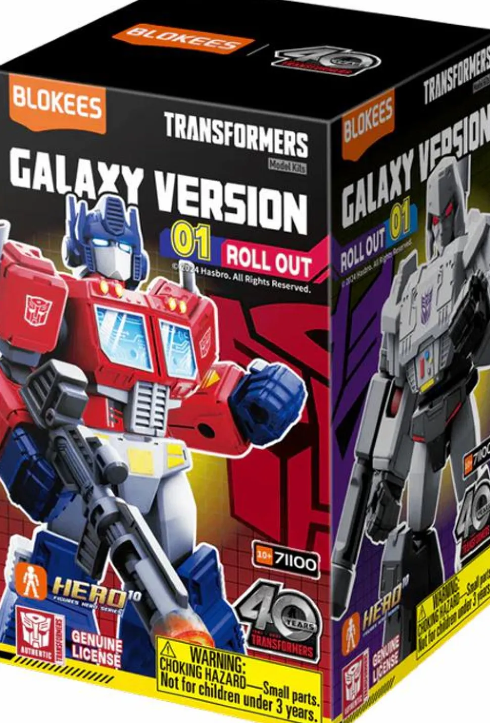 Transformers - Galaxy Version 01 Roll Out Blind Box Articulated Model Kit (Display of 9)