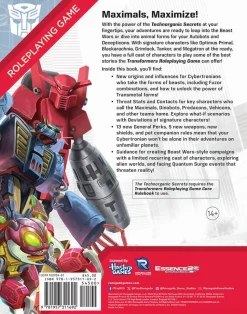 Transformers - Roleplaying Game: Technorganic Secrets Sourcebook Hardcover Book