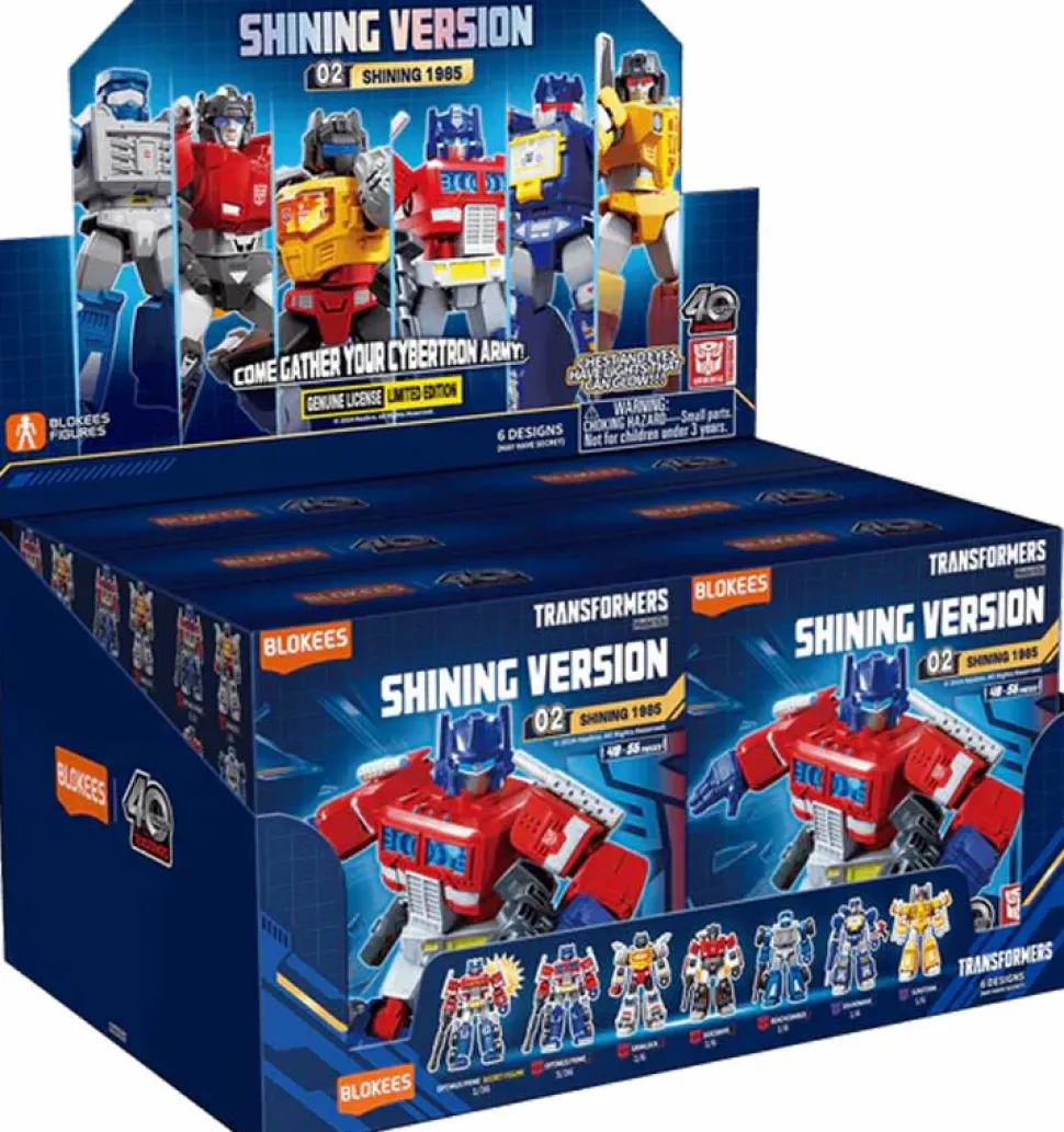 Transformers - Shining Version 02 Shining 1985 Blind Box Articulated Model Kit (Display of 6)