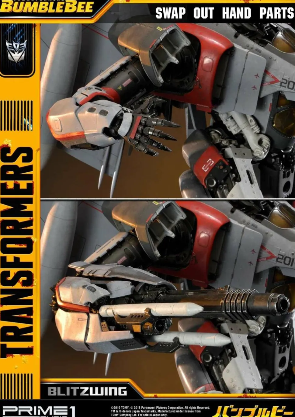 Transformers: Bumblebee (2018) - Blitzwing 31” Statue (Int Sales Only)