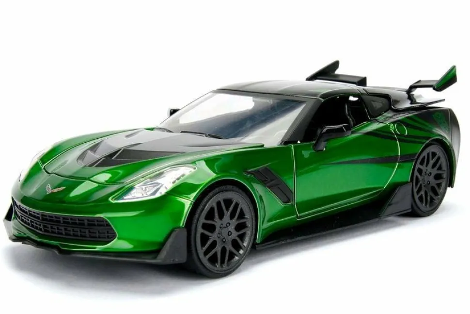 Transformers: The Last Knight - 2016 Chevy Corvette Stingray Crosshairs 1/24th Scale Hollywood Rides Die-Cast Vehicle