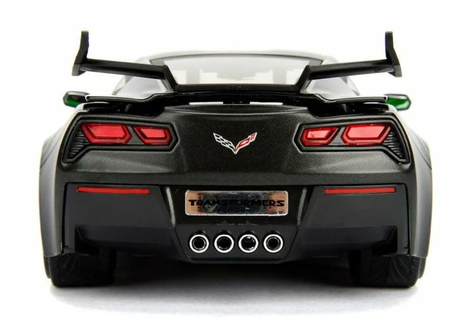 Transformers: The Last Knight - 2016 Chevy Corvette Stingray Crosshairs 1/24th Scale Hollywood Rides Die-Cast Vehicle