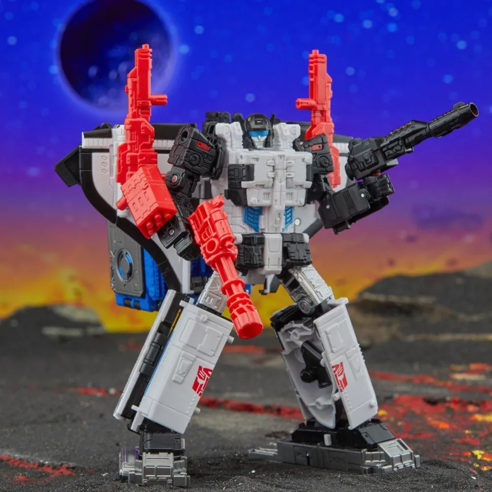 Transformers: Victory (1989) - Galaxy Shuttle Triple Changer Legacy United Leader Class 7.5" Action Figure