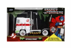 Transformers x Ghostbusters - Optimus Prime x Ecto-1 Mash-Up Hollywood Rides 1/24th Scale Die-Cast Vehicle Replica