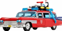 Transformers x Ghostbusters - Ecto-1 x Optimus Prime Mash-Up Hollywood Rides 1/24th Scale Die-Cast Vehicle Replica