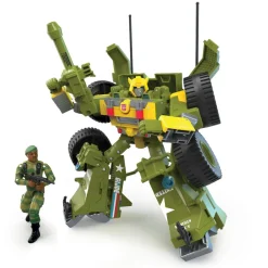 Transformers x G.I. Joe - Bumblebee A.W.E. Striker & Lonzo “Stalker” Wilkinson Collaborative Mash-Up 3.75” Scale Action Figure 2-Pack