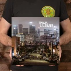 Travis - L.A. Times LP Vinyl Record (Indie Exclusive Green Marble Ashtray Coloured Vinyl)