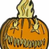 Trick 'r Treat - Flaming Jack 'o Lantern Enamel Pin