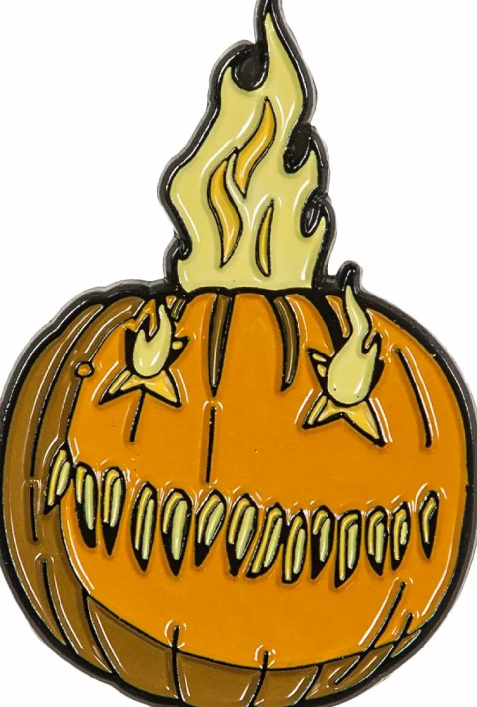 Trick 'r Treat - Flaming Jack 'o Lantern Enamel Pin