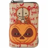Trick 'r Treat - Sam Pumpkin 4" Faux Leather Zip-Around Wallet
