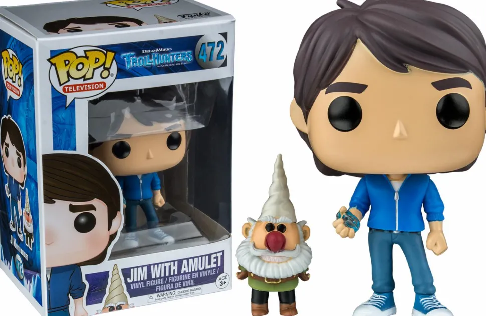 Trollhunters - Jim with Amulet Pop! Vinyl Figure