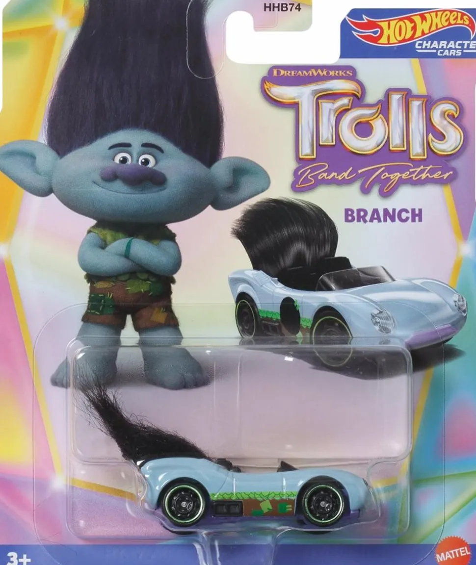 Trolls Band Together - Branch Character Cars 1/64th Scale Die-Cast Vehicle