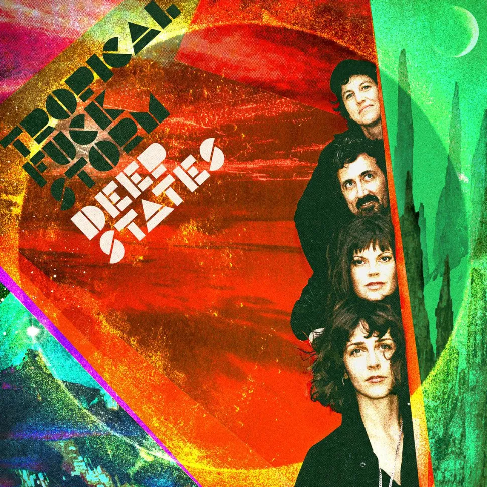Tropical Fuck Storm - Deep States LP Vinyl Record (Australian Exclusive Red Coloured Vinyl)