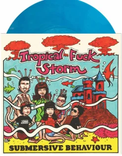 Tropical Fuck Storm - Submersive Behaviour LP Vinyl Record (Clear + Blue 2000 Flushies Vinyl)