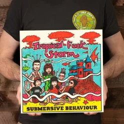 Tropical Fuck Storm - Submersive Behaviour LP Vinyl Record (Clear + Blue 2000 Flushies Vinyl)