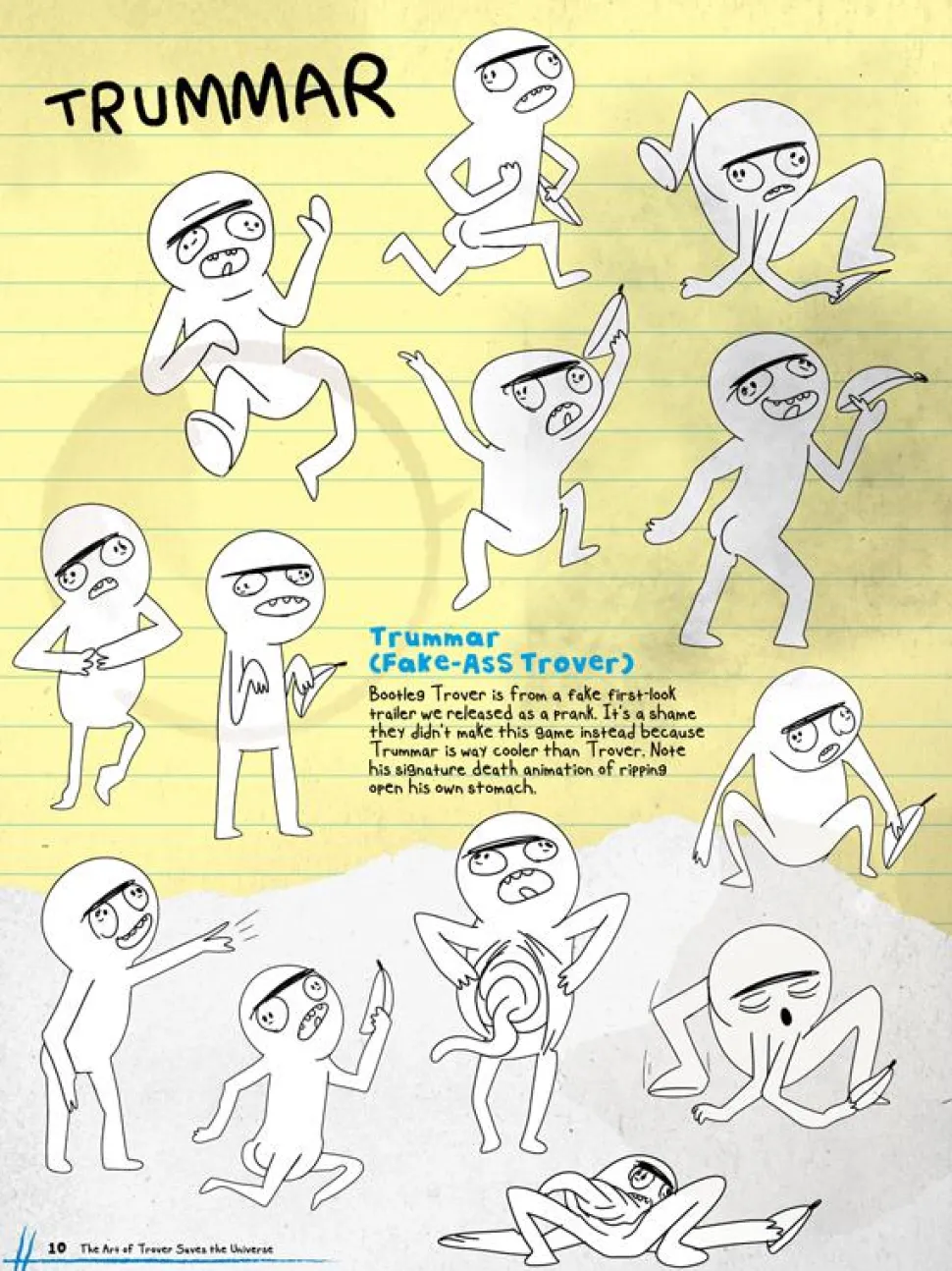Trover Saves the Universe - The Art of Trover Saves the Universe Hardcover Book