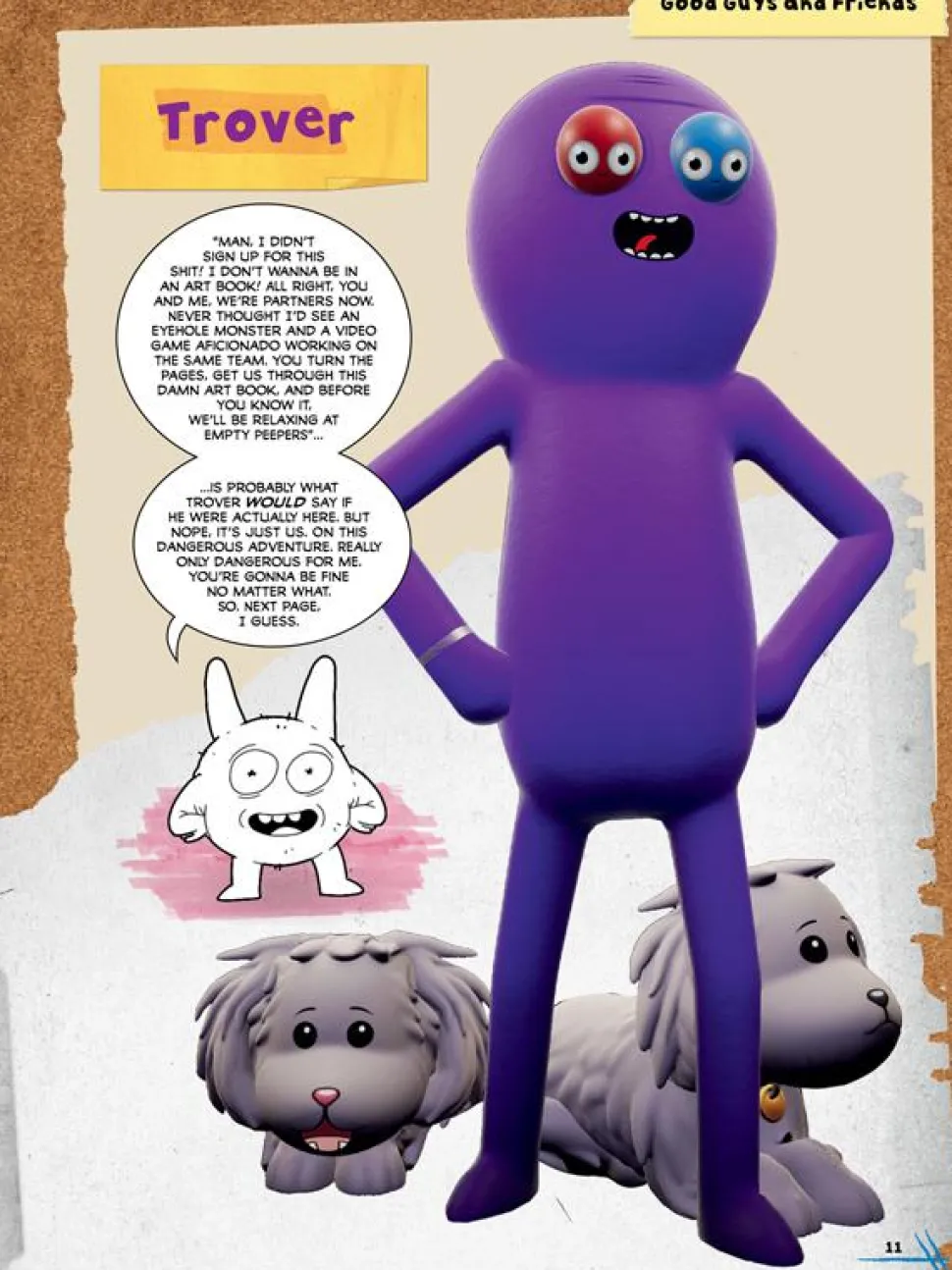 Trover Saves the Universe - The Art of Trover Saves the Universe Hardcover Book