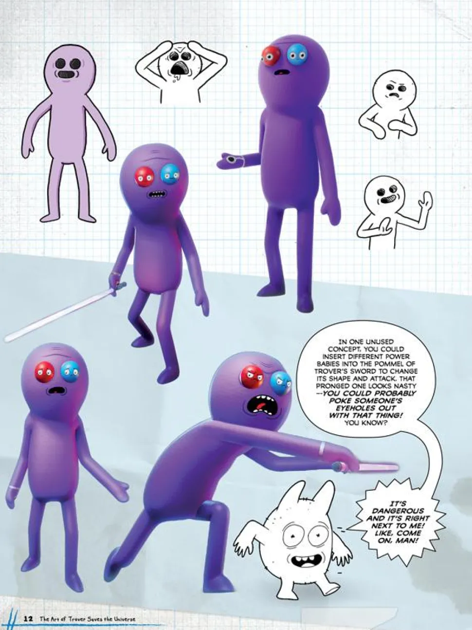 Trover Saves the Universe - The Art of Trover Saves the Universe Hardcover Book