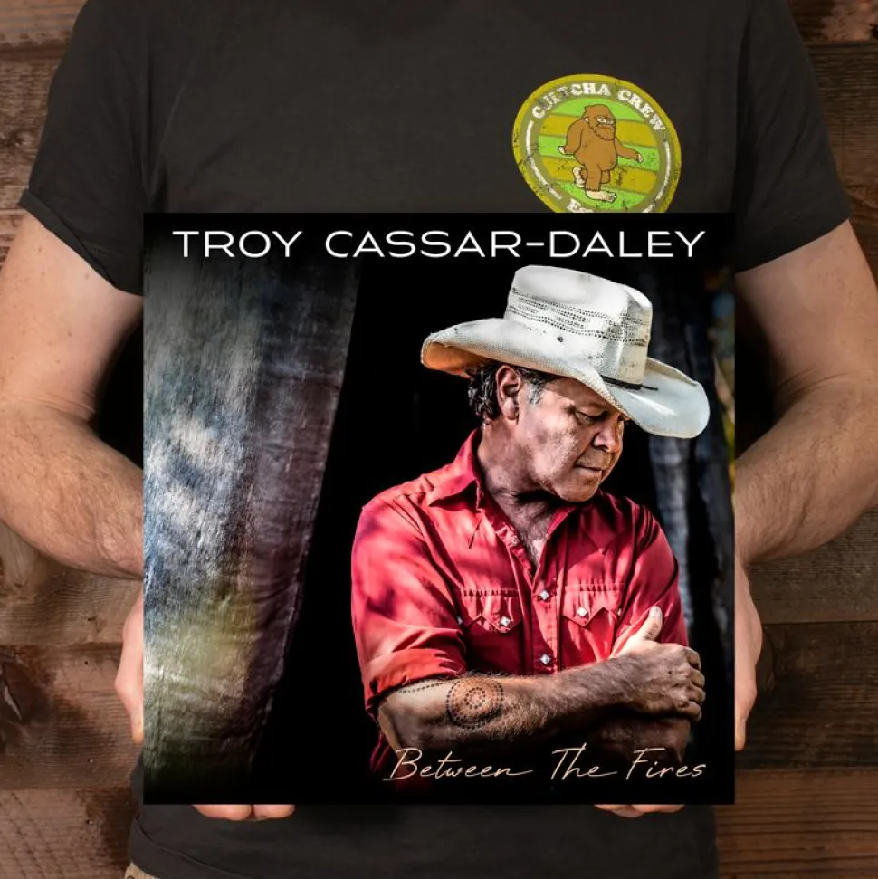 Troy Cassar-Daley - Between the Fires 2xLP Vinyl Record (Transparent Red & Transparent Yellow Coloured Vinyl)